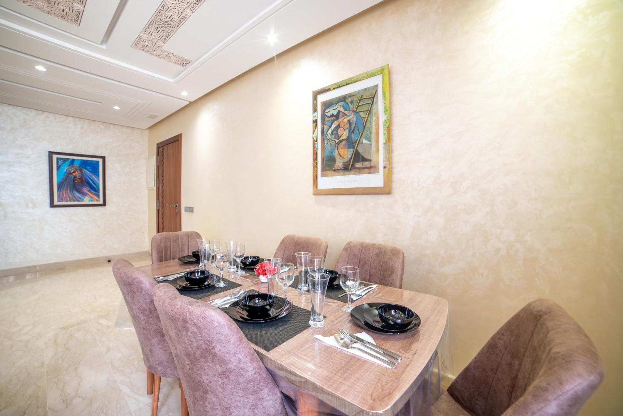 Luxury Seafront Apartment 101Sqm With Wi-Fi And Parking Agadir Kültér fotó